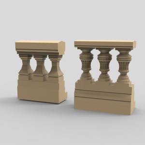 3D ЧПУ модель Балясина уличная