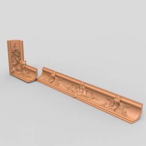 3D ЧПУ модель Карниз