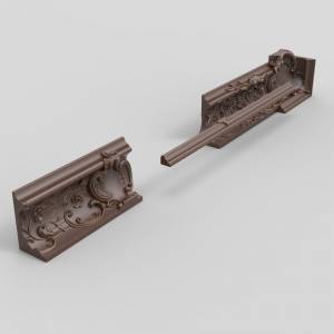 3D ЧПУ модель Карниз
