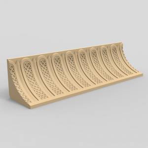3D ЧПУ модель Карниз