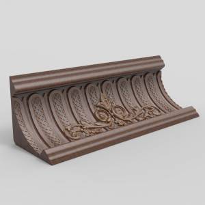 3D модель для ЧПУ  Карниз