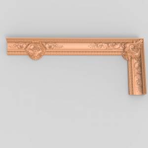 3D модель для ЧПУ  Карниз