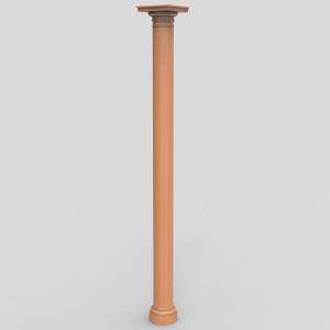 3D модель для ЧПУ  Колонна