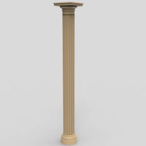 3D модель для станка с ЧПУ  Колонна