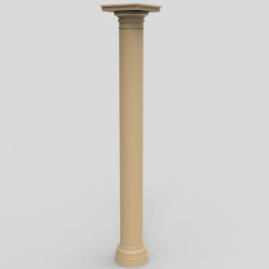 3D модель для ЧПУ  Колонна