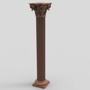 3D ЧПУ модель Колонна