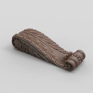 3D ЧПУ модель Кронштейн