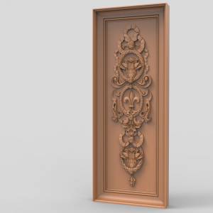 3D модель для ЧПУ  Декор в обрамлении