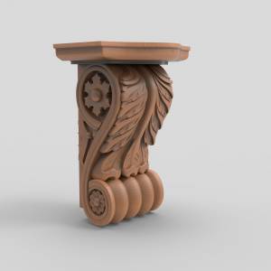 3D модель для станка с ЧПУ  Кронштейн 207