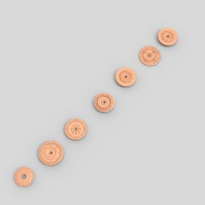 3D модель для ЧПУ  Набор розеток2