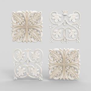 3D модель для станка с ЧПУ  Орнамент венецианский 4