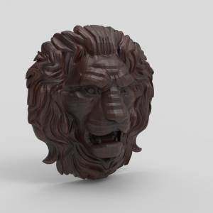 Лев голова 4