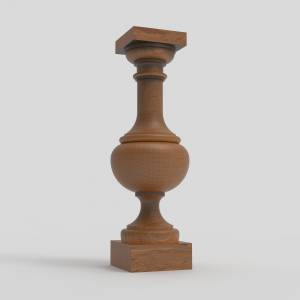 3D  модель Балюстрада уличная 4