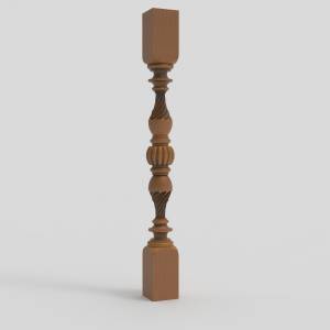 3D  модель Балясина 64