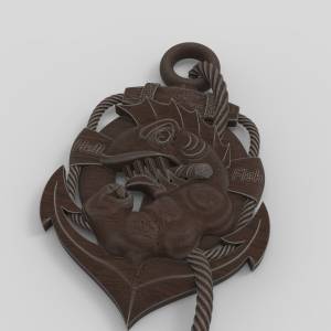 3D  модель Акула