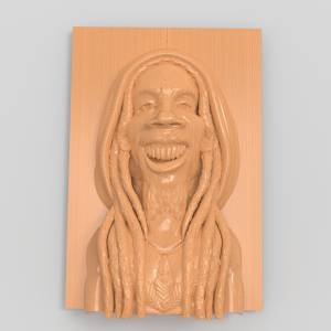3D  модель Боб Марли