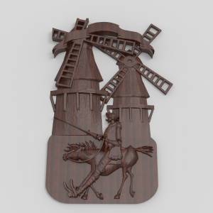 3D  модель Дон Кихот