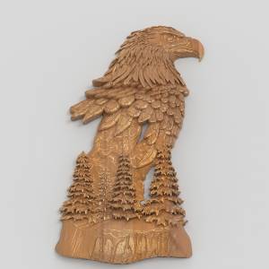 3D  модель Горный Орел