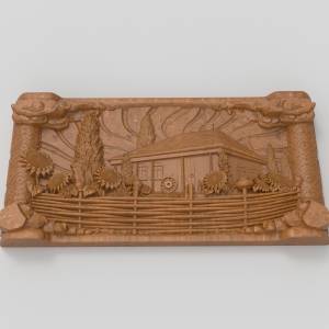 3D  модель Хуторок