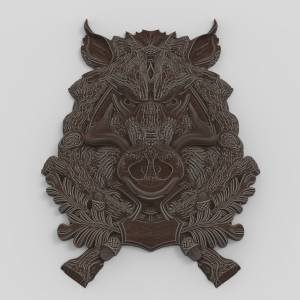 3D  модель Кабан