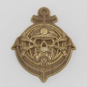 3D  модель Капитан смерть