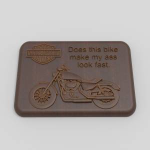 3D  модель Мото табличка