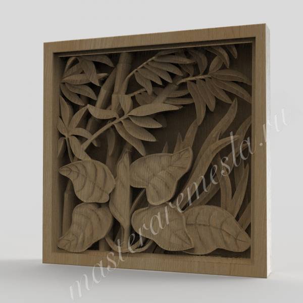 3D  модель Растительный рельеф 06