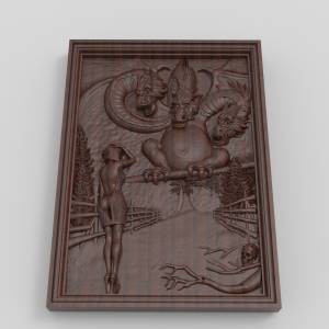 3D  модель Тридевятое царство