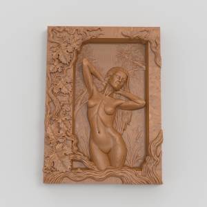 3D  модель Венере в рамке