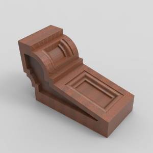 3D модель для станка с ЧПУ  Кронштейн