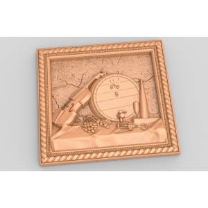 3D модель Погребок модель в обрамлении