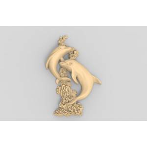 3D модель Дельфины