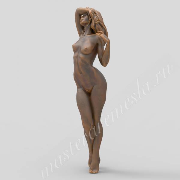 3D модель Девушка скульптура