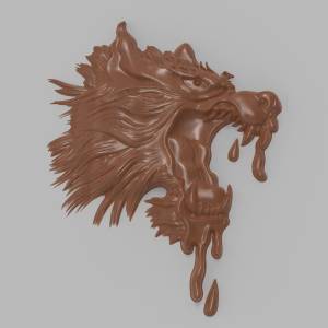 3D модель  - Бешеный Волк