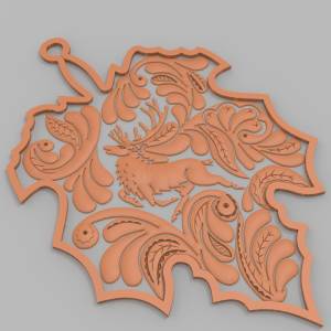 3D модель для ЧПУ   - Доска Разделочная