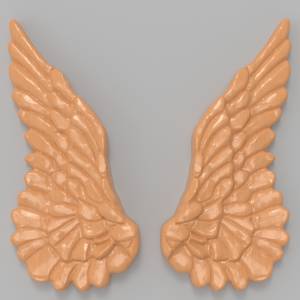 3D модель для станка с ЧПУ   - Крылья