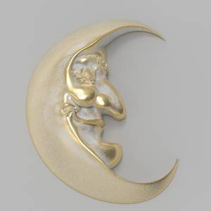 3D модель  - Полумесяц Готов С Доработками