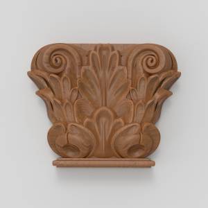 3D ЧПУ модель Капитель 40