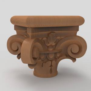 3D модель для  ЧПУ Капитель 47