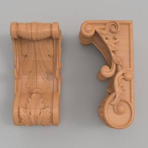 3D модель для ЧПУ  Кронштейн 126