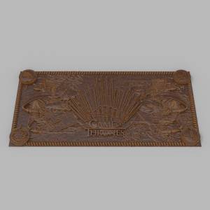 3D модель Нарды-игра престолов