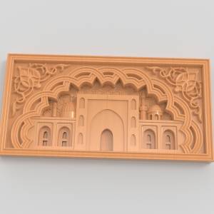 3D модель  Мечеть панно