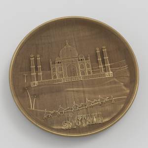 3D модель  Тарелка Астана