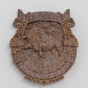 3D  модель Подкова бык 2021 на удачу 2