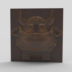 3D  модель Символ года 2021