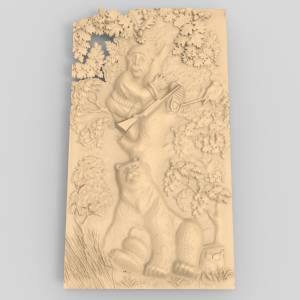 Мишка и охотник