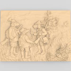 Собаки на охоте