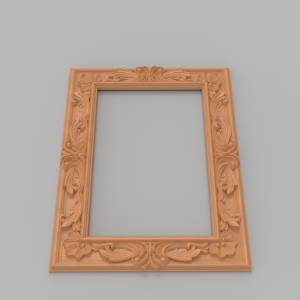 3D модель для станка с ЧПУ  Рамка 63