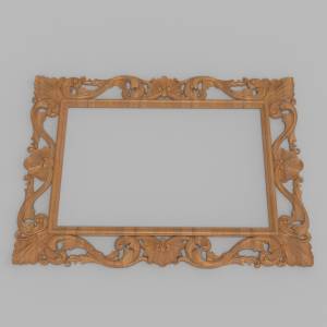 3D модель для  ЧПУ Рамка 73