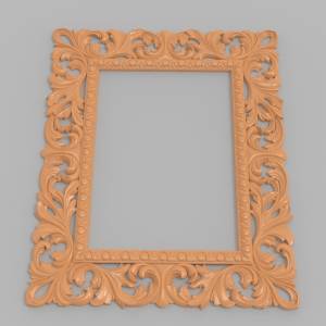 3D модель для станка с ЧПУ  Рамка 81